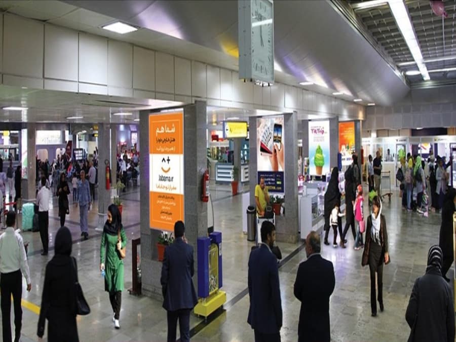 بیلبورد ورودی سالن عمومی فرودگاه کیش - کد C24